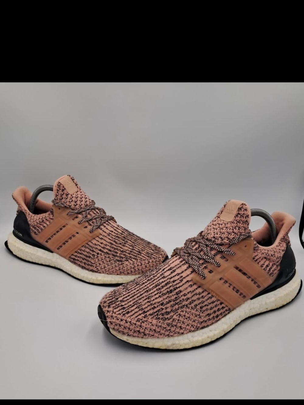 Adidas Ultraboost Knit Running Shoes - Pink/Black